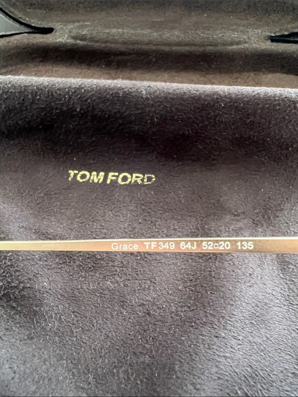 Rare!! Tom Ford Grace Mirrored Gold Havana Sunglasses